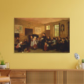 De stoute schoolkinderen canvas afdruk (Insitu (Woonkamer))