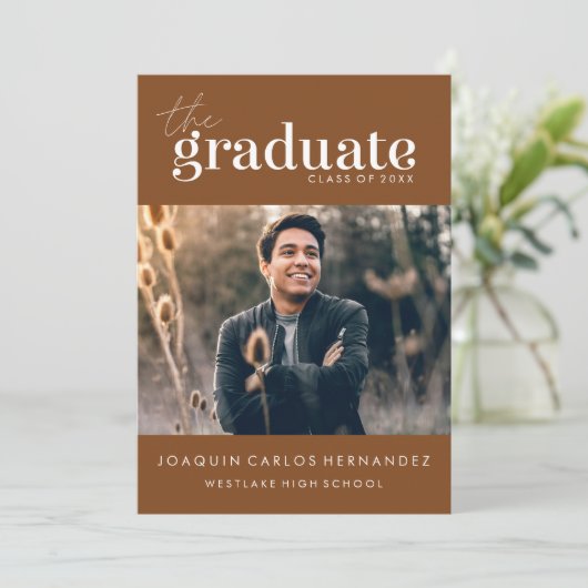 DE STOUTMOEDIGHEID AFSTUDEREN | FOTO AFSTUDEREN UI KAART (Staand voorkant)