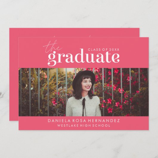 DE STOUTMOEDIGHEID AFSTUDEREN | FOTO AFSTUDEREN UI KAART (Voorkant / Achterkant)