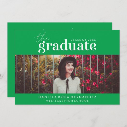 DE STOUTMOEDIGHEID AFSTUDEREN | FOTO AFSTUDEREN UI KAART (Voorkant / Achterkant)