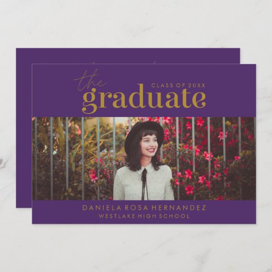 DE STOUTMOEDIGHEID AFSTUDEREN | FOTO AFSTUDEREN UI KAART (Voorkant / Achterkant)