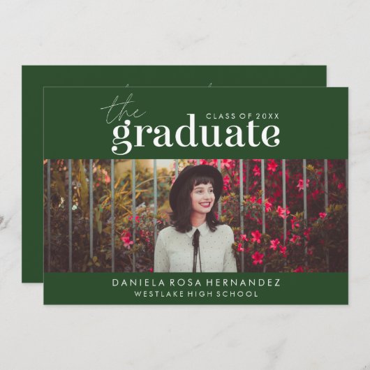 DE STOUTMOEDIGHEID AFSTUDEREN | FOTO AFSTUDEREN UI KAART (Voorkant / Achterkant)