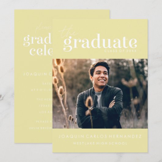 DE STOUTMOEDIGHEID AFSTUDEREN | FOTO AFSTUDEREN UI KAART (Voorkant / Achterkant)