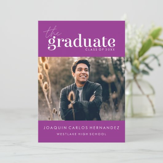 DE STOUTMOEDIGHEID AFSTUDEREN | FOTO AFSTUDEREN UI KAART (Staand voorkant)