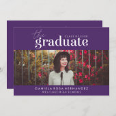 DE STOUTMOEDIGHEID AFSTUDEREN | FOTO AFSTUDEREN UI KAART (Voorkant / Achterkant)