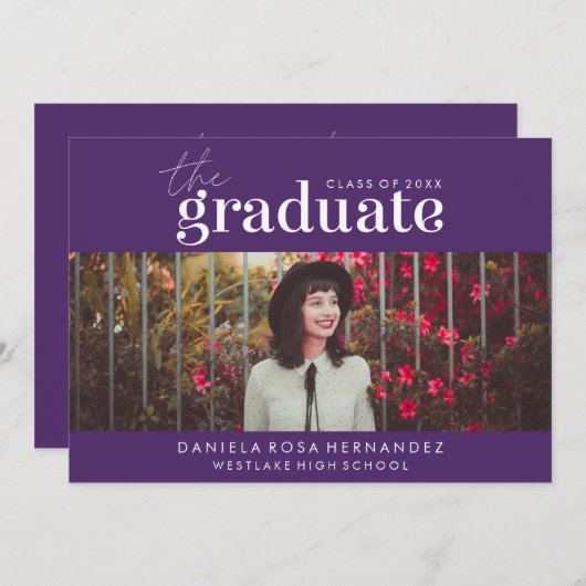 DE STOUTMOEDIGHEID AFSTUDEREN | FOTO AFSTUDEREN UI KAART (Voorkant / Achterkant)