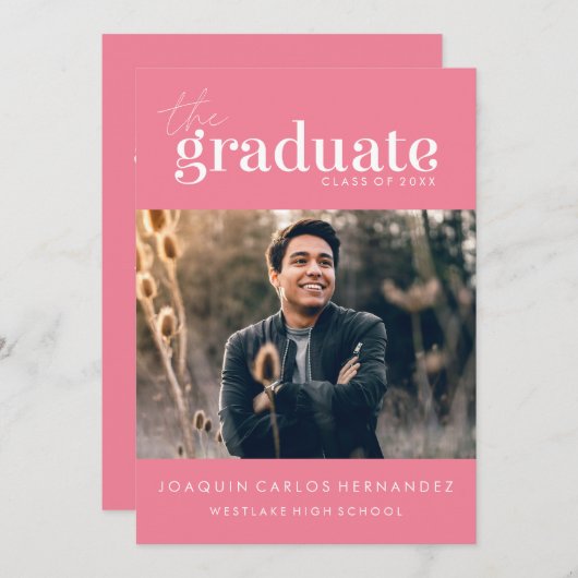 DE STOUTMOEDIGHEID AFSTUDEREN | FOTO AFSTUDEREN UI KAART (Voorkant / Achterkant)