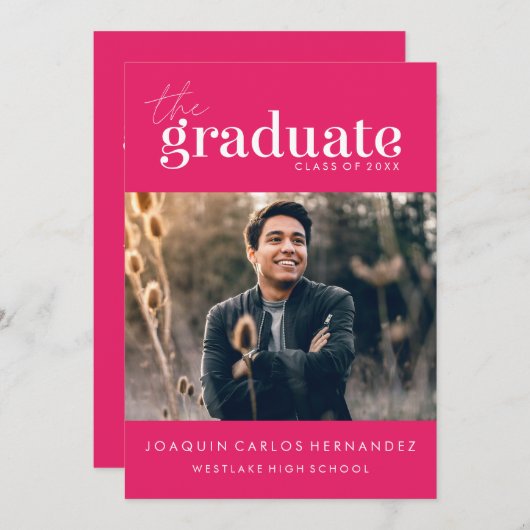 DE STOUTMOEDIGHEID AFSTUDEREN | FOTO AFSTUDEREN UI KAART (Voorkant / Achterkant)