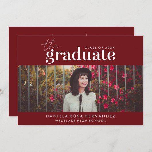 DE STOUTMOEDIGHEID AFSTUDEREN | FOTO AFSTUDEREN UI KAART (Voorkant / Achterkant)