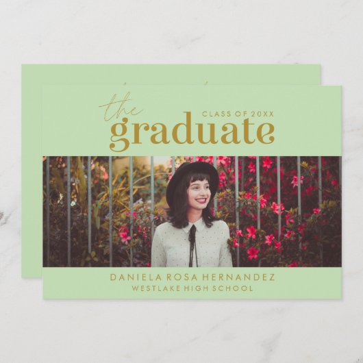 DE STOUTMOEDIGHEID AFSTUDEREN | FOTO AFSTUDEREN UI KAART (Voorkant / Achterkant)