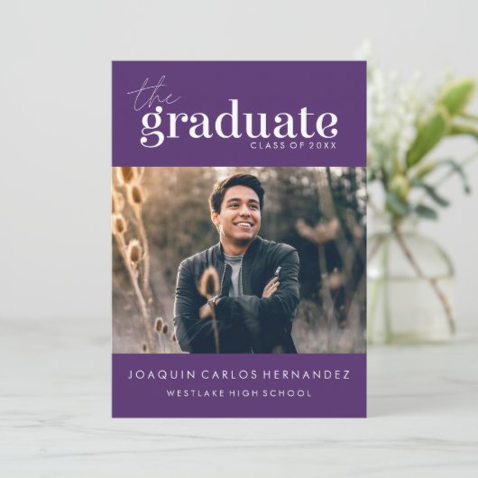 DE STOUTMOEDIGHEID AFSTUDEREN | FOTO AFSTUDEREN UI KAART (Staand voorkant)