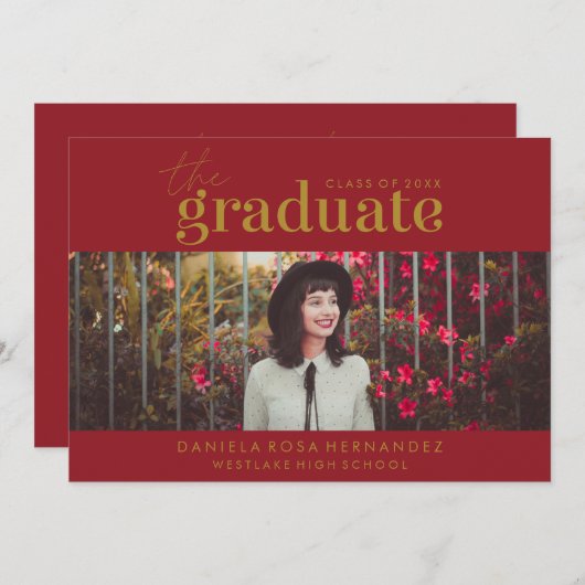 DE STOUTMOEDIGHEID AFSTUDEREN | FOTO AFSTUDEREN UI KAART (Voorkant / Achterkant)