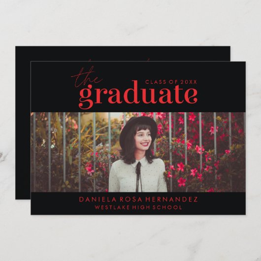 DE STOUTMOEDIGHEID AFSTUDEREN | FOTO AFSTUDEREN UI KAART (Voorkant / Achterkant)