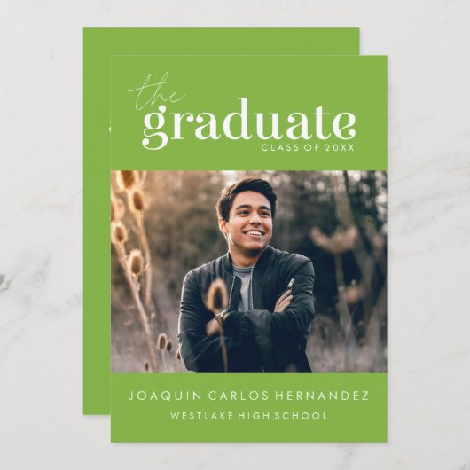 DE STOUTMOEDIGHEID AFSTUDEREN | FOTO AFSTUDEREN UI KAART (Voorkant / Achterkant)