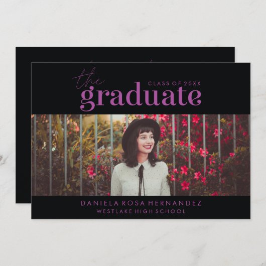 DE STOUTMOEDIGHEID AFSTUDEREN | FOTO AFSTUDEREN UI KAART (Voorkant / Achterkant)