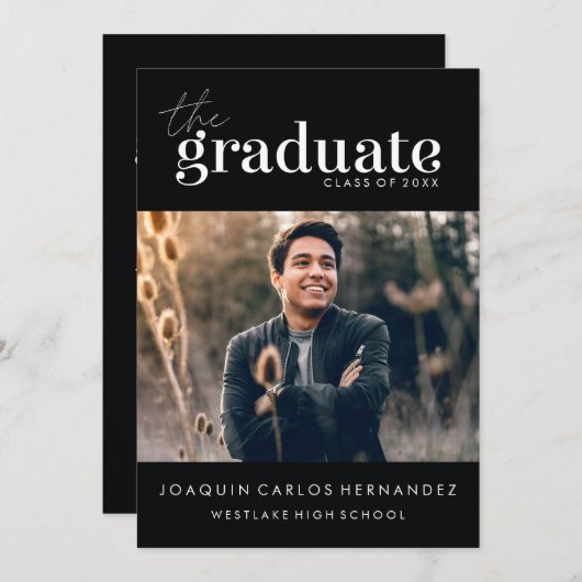 DE STOUTMOEDIGHEID AFSTUDEREN | FOTO AFSTUDEREN UI KAART (Voorkant / Achterkant)