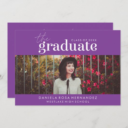 DE STOUTMOEDIGHEID AFSTUDEREN | FOTO AFSTUDEREN UI KAART (Voorkant / Achterkant)