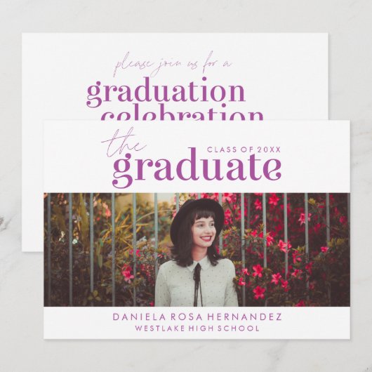 DE STOUTMOEDIGHEID AFSTUDEREN | FOTO AFSTUDEREN UI KAART (Voorkant / Achterkant)