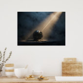 De Straal van Genade Spirituele Wandkunst Poster (Keuken)