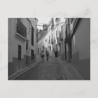 De straat. briefkaart