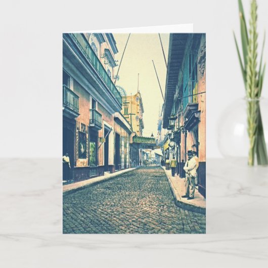 De Straat Cuba 1899 van Havana Kaart (Voorkant)