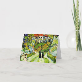 De Straat en de Stappen van het dorp Bedankkaart