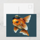 De straat Goldfish in Pet Nowruz Mobarak Briefkaart (Voorkant / Achterkant)