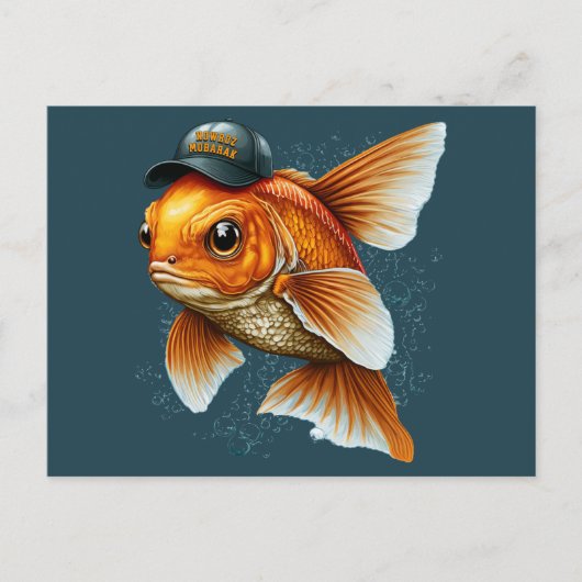 De straat Goldfish in Pet Nowruz Mobarak Briefkaart (Voorkant)