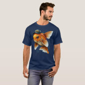 De straat Goldfish in Pet Nowruz Mobarak T-shirt (Voorkant volledig)