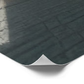 De straat in de stad | AI Art Poster (Hoek)