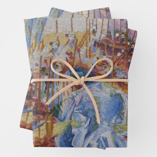 De straat komt in het Parlement terecht - Umberto  Inpakpapier Vel (In situ)