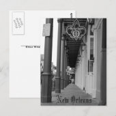 De Straat van de bourbon Briefkaart (Voorkant / Achterkant)