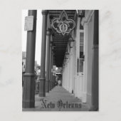 De Straat van de bourbon Briefkaart (Voorkant)