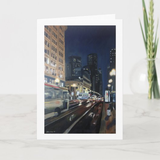 De "straat van de markt" door Trina Chow Kaart (Voorkant)