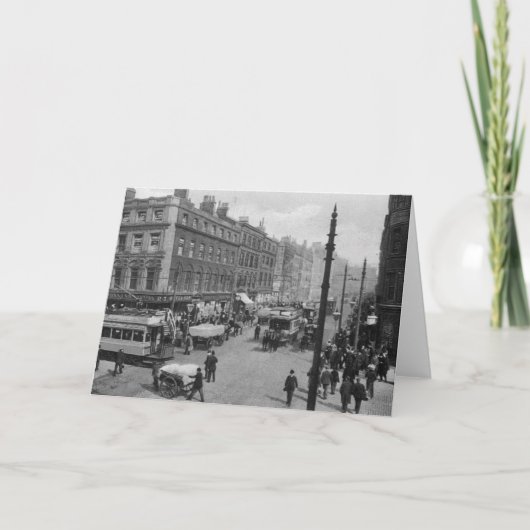 De Straat van de markt, Manchester, c.1910 Kaart (Voorkant)