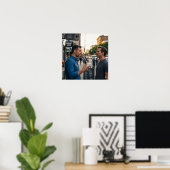 De straat van de stad gesprek poster (Thuiskantoor)