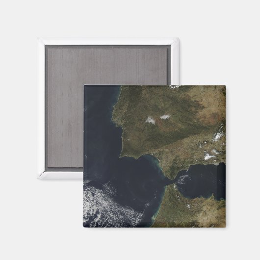 De Straat van Gibraltar Magneet (Voorkant / Achterkant)