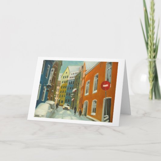 De Straat van Rataskaevu, Tallinn Estland Kaart (Voorkant)