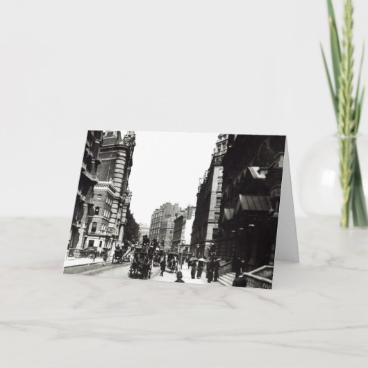 De Straat van Victoria, Londen, c.1890 Kaart (Voorkant)