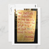 de straatkunst van La Vega Briefkaart (Voorkant / Achterkant)