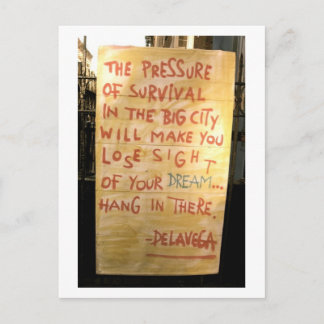 de straatkunst van La Vega Briefkaart