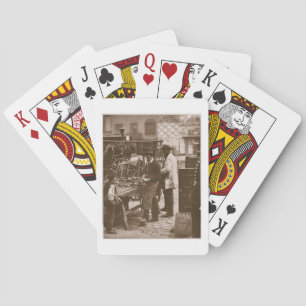 De Straatslotenmaker, uit 'Street Life in London' Pokerkaarten