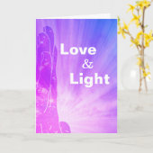 *~* de Stralen die van de genezer de Liefde Kaart (Gele Bloem)