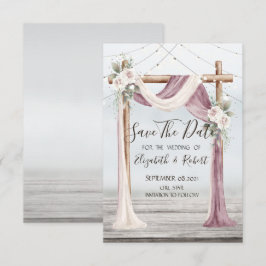 De stralen van het havenkoord sparen de Datum Save The Date