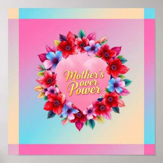 De stralende bloeikracht van de moeder poster (Voorkant)