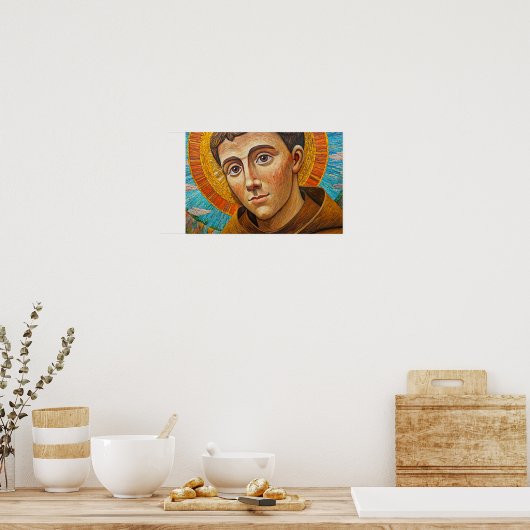 De stralende devotie van de heilige Johannes van C Poster (Keuken)