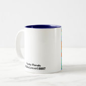 De stralende Ranunculus Mok van de Koffie (Voorkant links)
