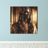 De straling van de farao canvas afdruk (Insitu (Houten vloer))