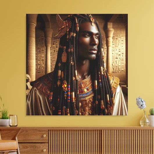 De straling van de farao canvas afdruk (Insitu (Woonkamer))