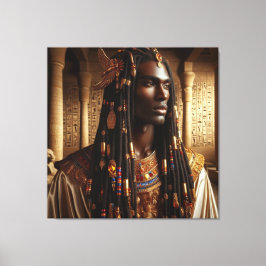 De straling van de farao canvas afdruk